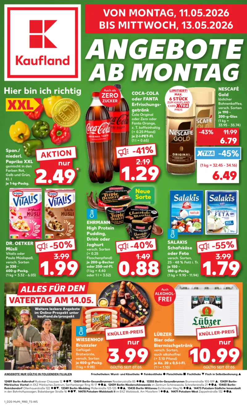 Kaufland Prospekt vom 11.05.2026, Seite 1