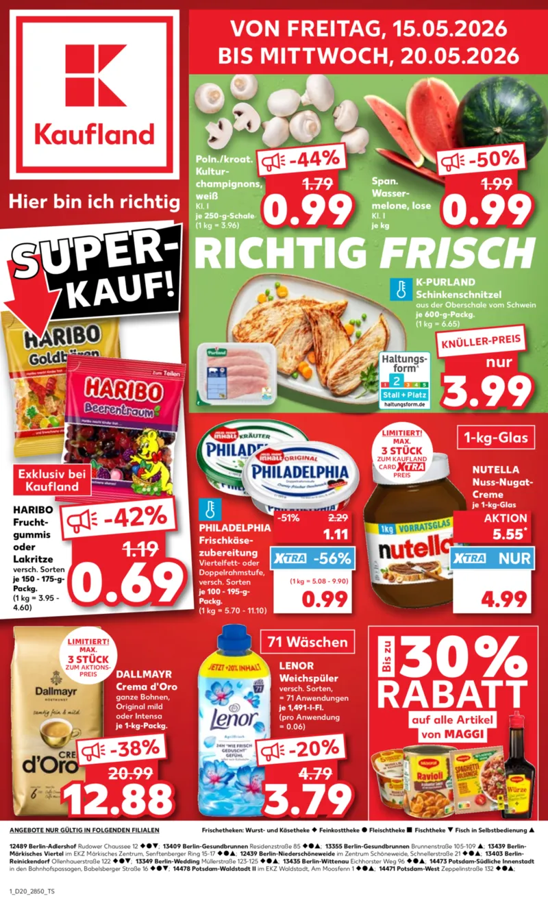 Kaufland Prospekt vom 15.05.2026, Seite 1