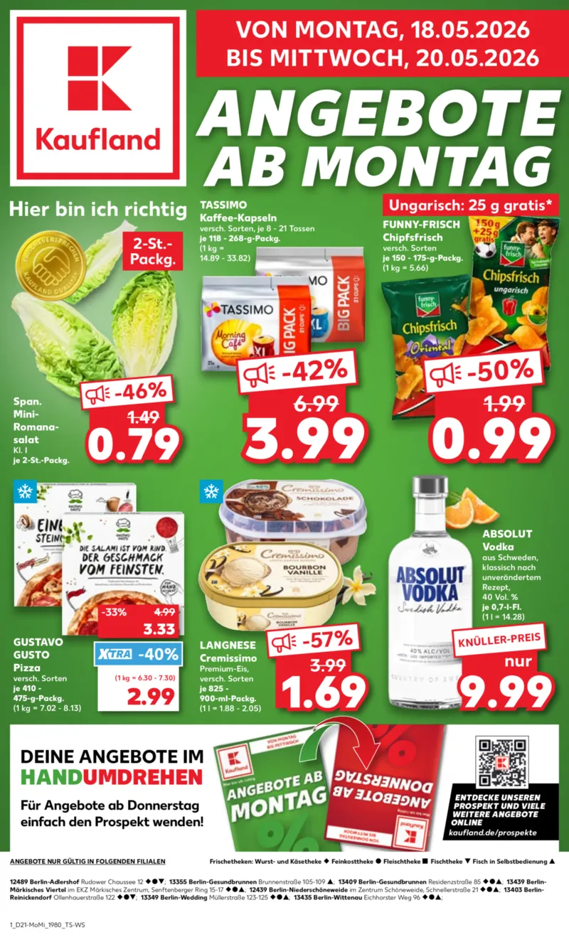 Kaufland Prospekt vom 18.05.2026, Seite 1