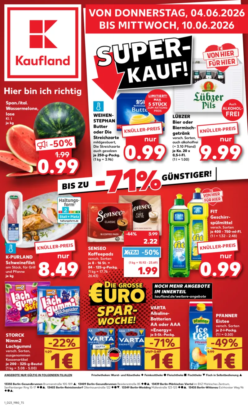Kaufland Prospekt vom 04.06.2026, Seite 1