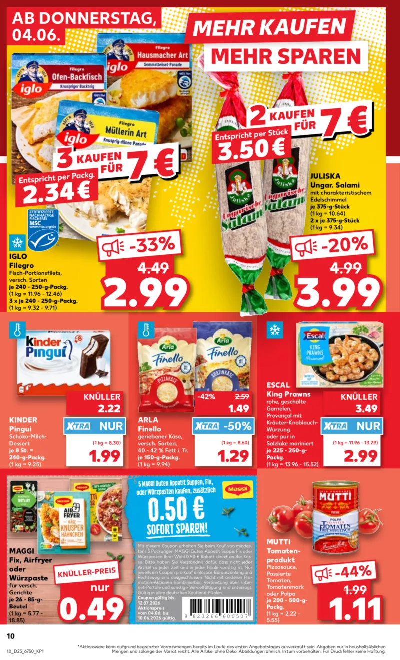 Kaufland Prospekt vom 04.06.2026, Seite 10