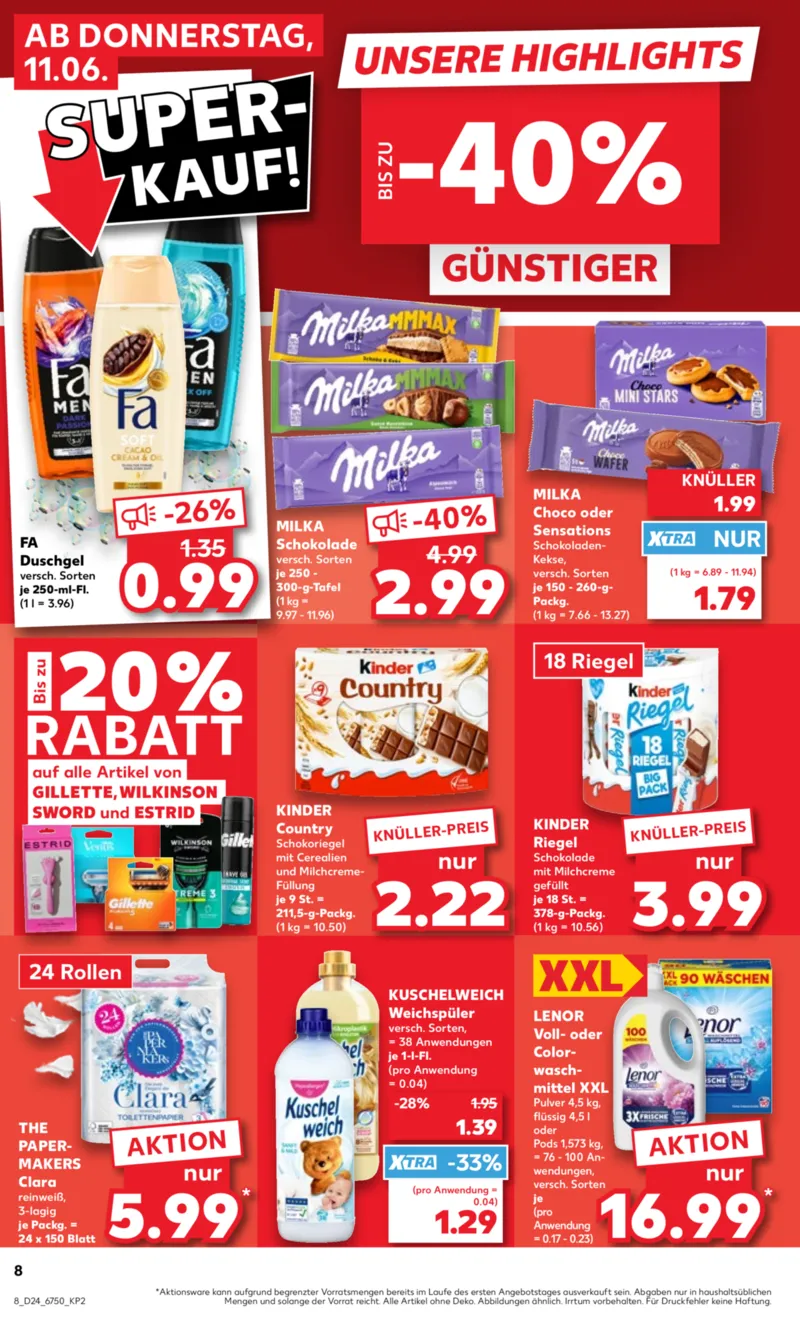 Kaufland Prospekt vom 11.06.2026, Seite 8