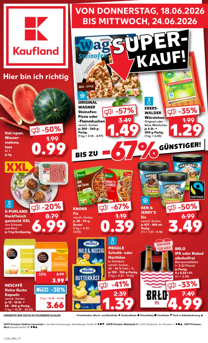 Kaufland Prospekt vom 18.06.2026, Seite 1