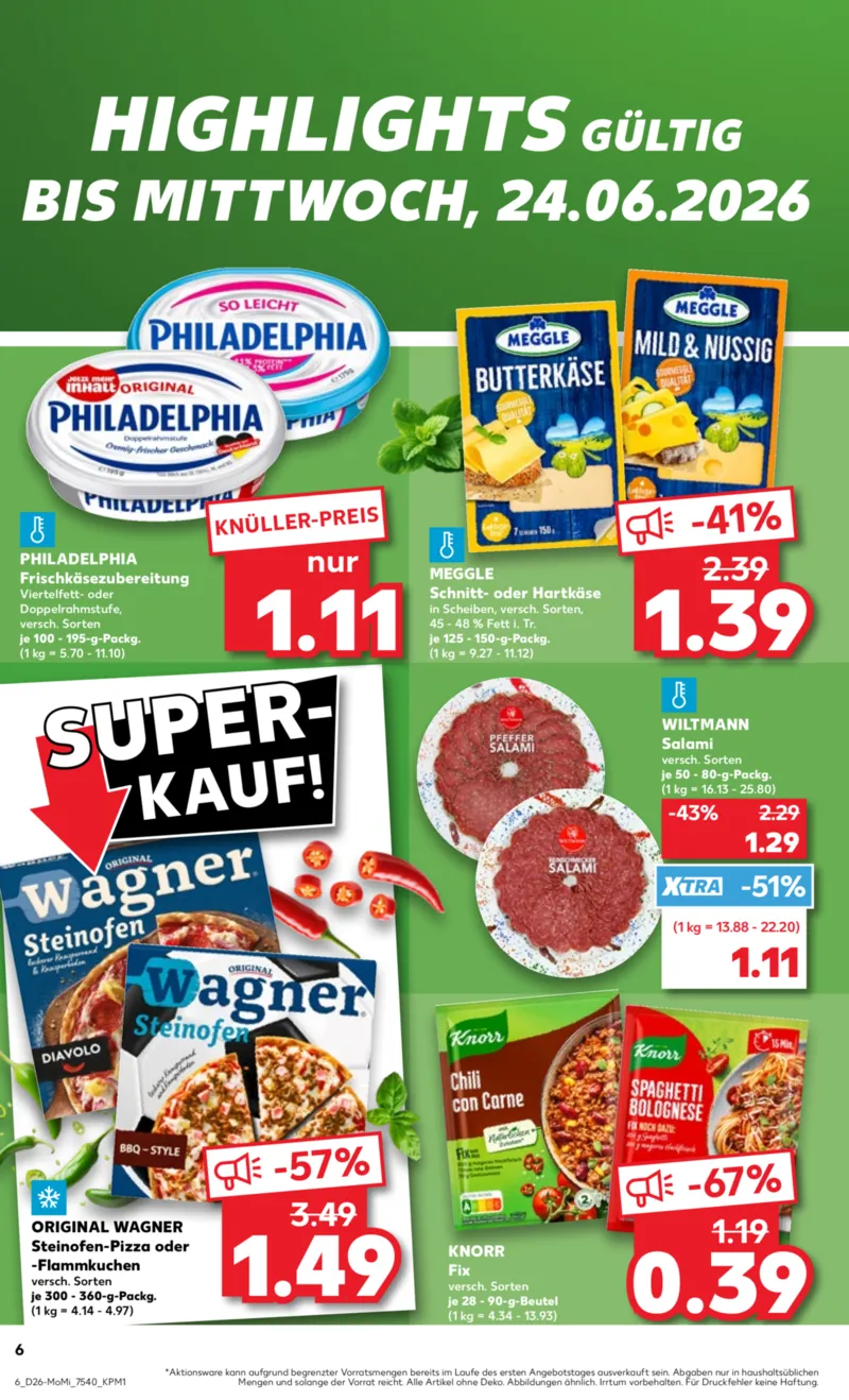 Kaufland Prospekt vom 22.06.2026, Seite 6