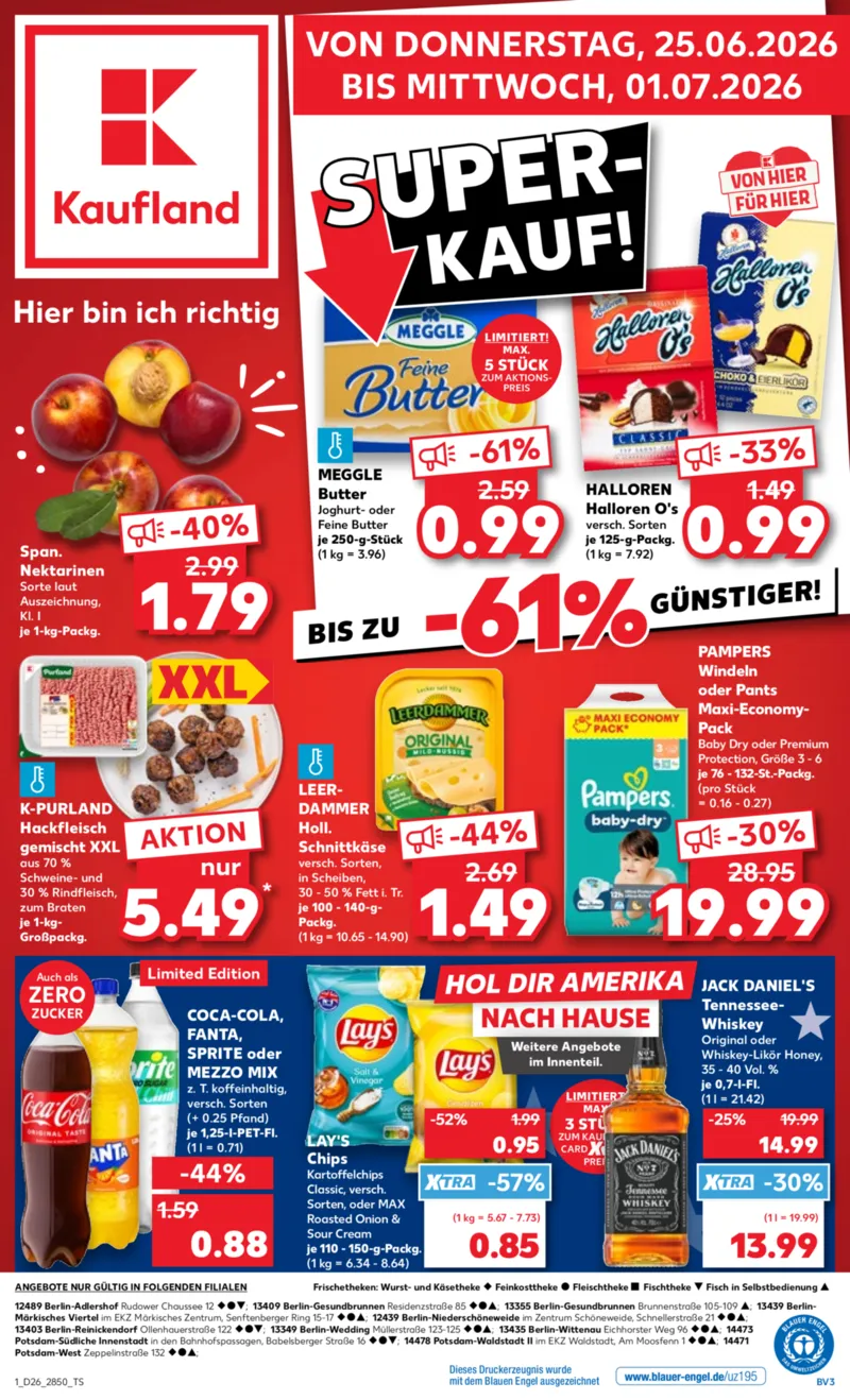 Kaufland Prospekt vom 25.06.2026, Seite 1