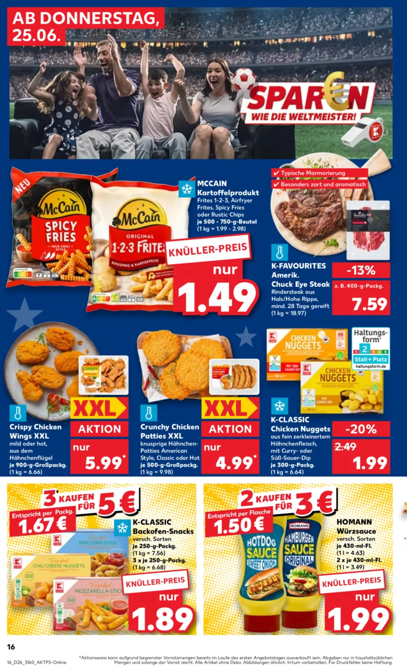 Kaufland Prospekt vom 25.06.2026, Seite 16