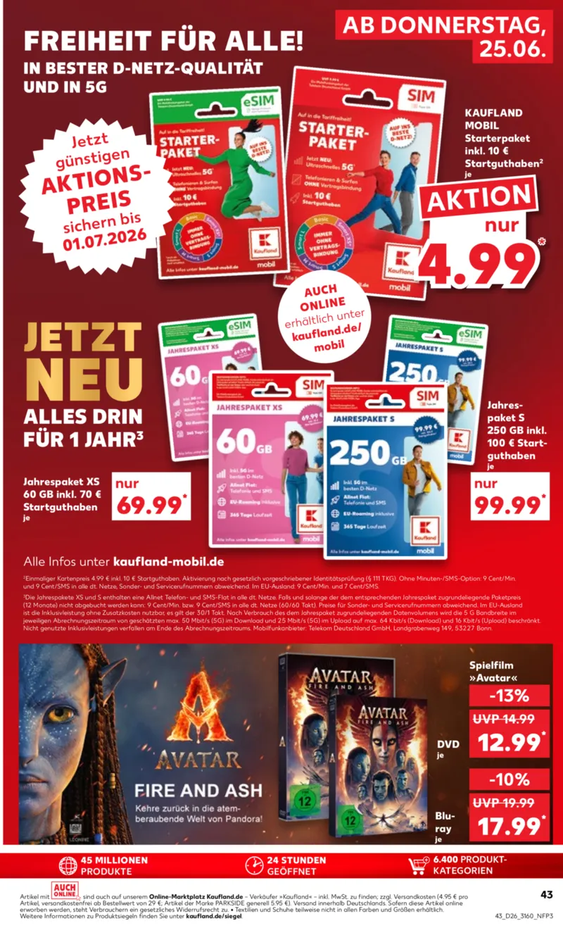 Kaufland Prospekt vom 25.06.2026, Seite 43