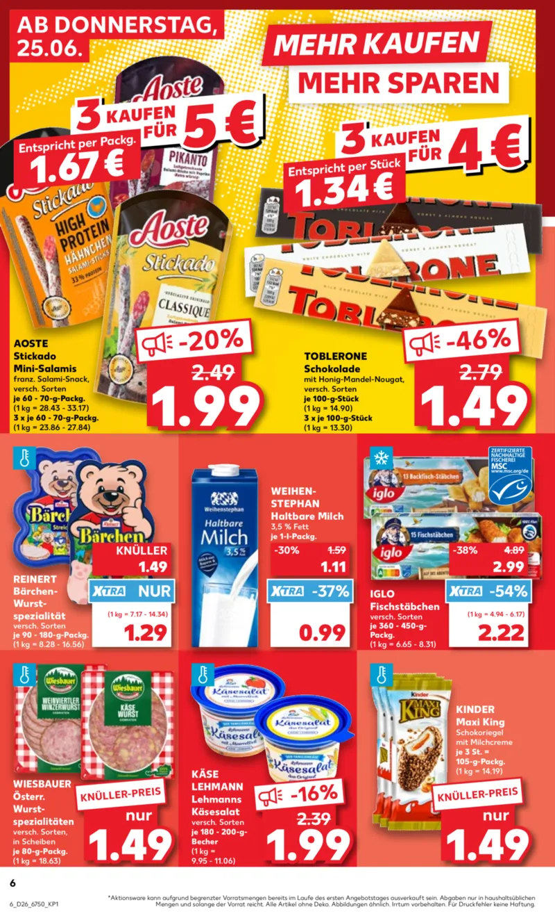 Kaufland Prospekt vom 25.06.2026, Seite 6