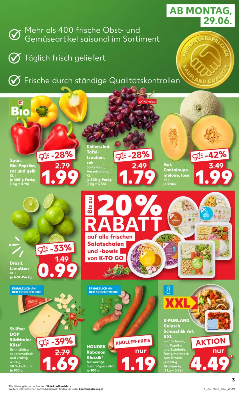 Kaufland Prospekt vom 29.06.2026, Seite 3