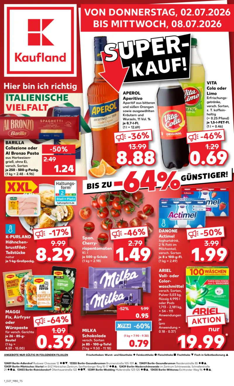 Kaufland Prospekt vom 02.07.2026, Seite 1