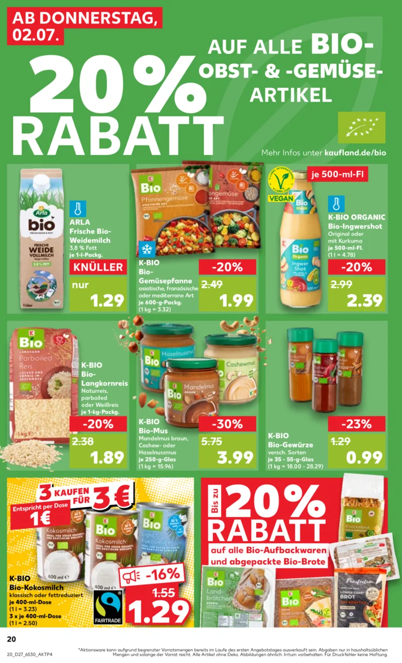 Kaufland Prospekt vom 02.07.2026, Seite 20
