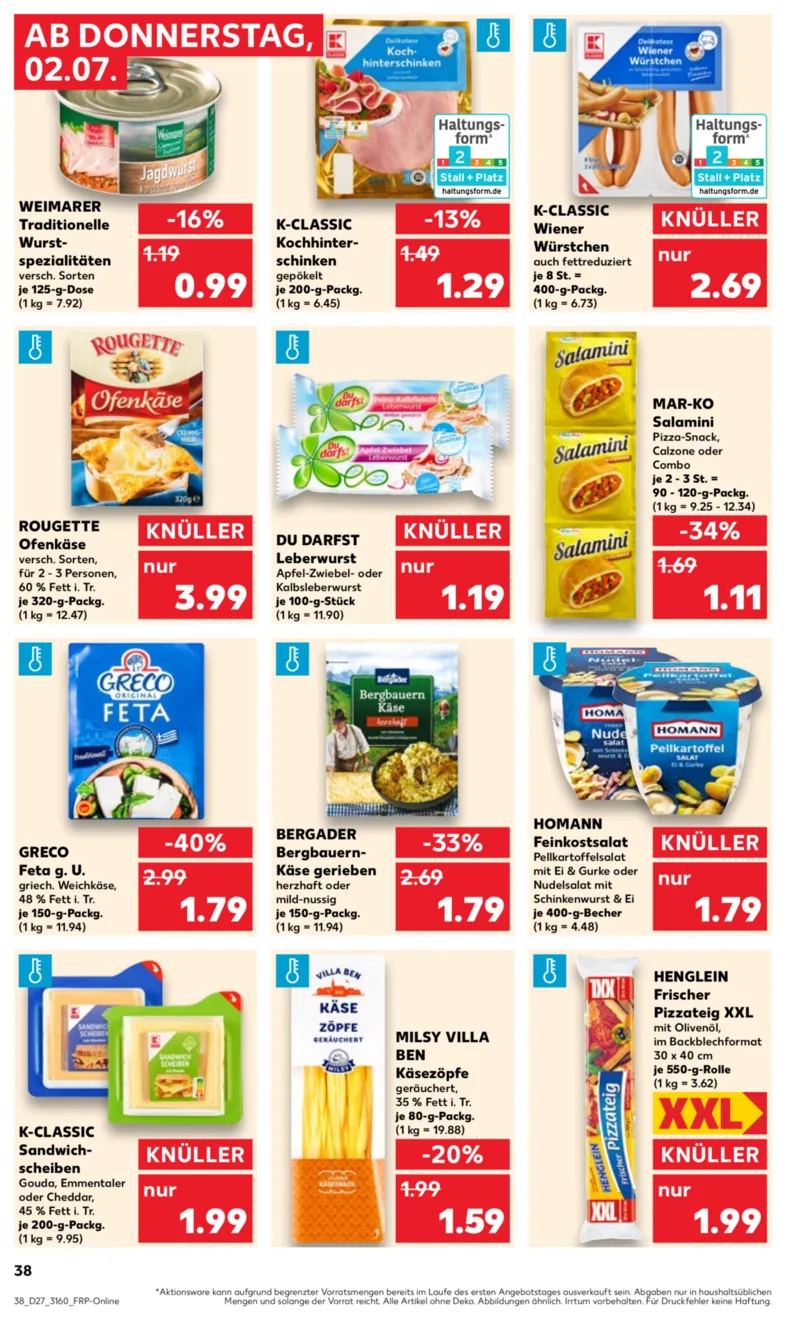 Kaufland Prospekt vom 02.07.2026, Seite 38