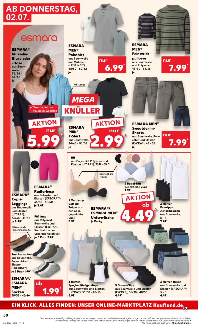 Kaufland Prospekt vom 02.07.2026, Seite 50