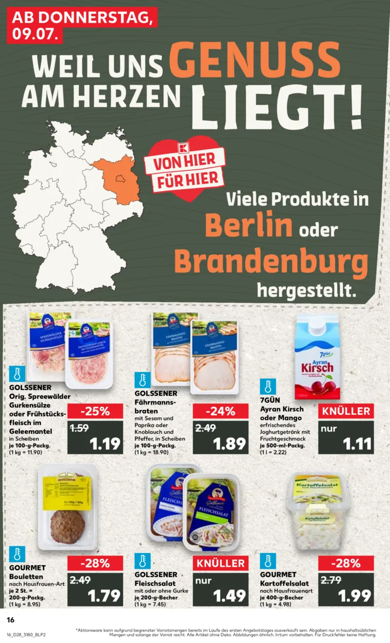 Kaufland Prospekt vom 09.07.2026, Seite 16