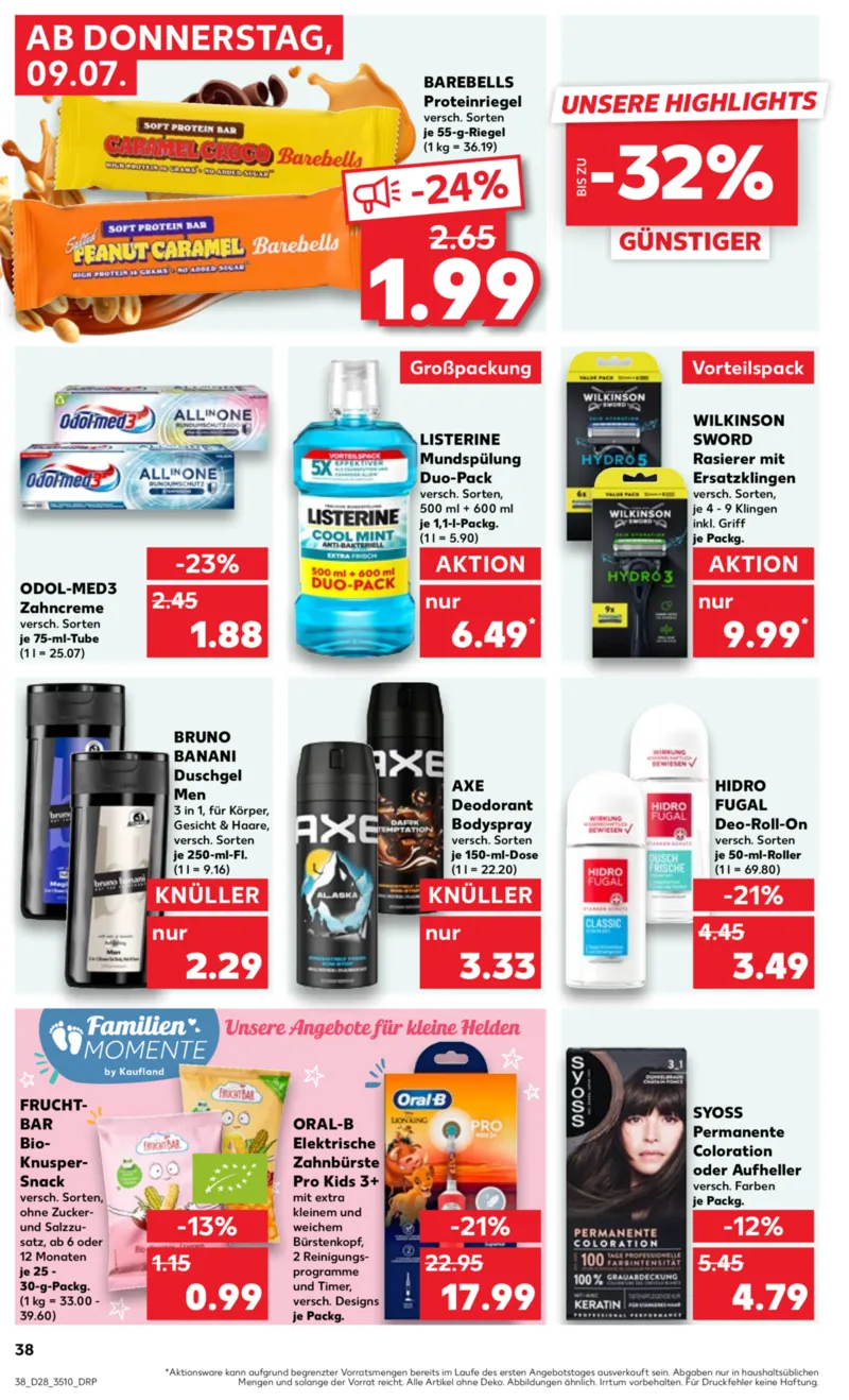 Kaufland Prospekt vom 09.07.2026, Seite 38