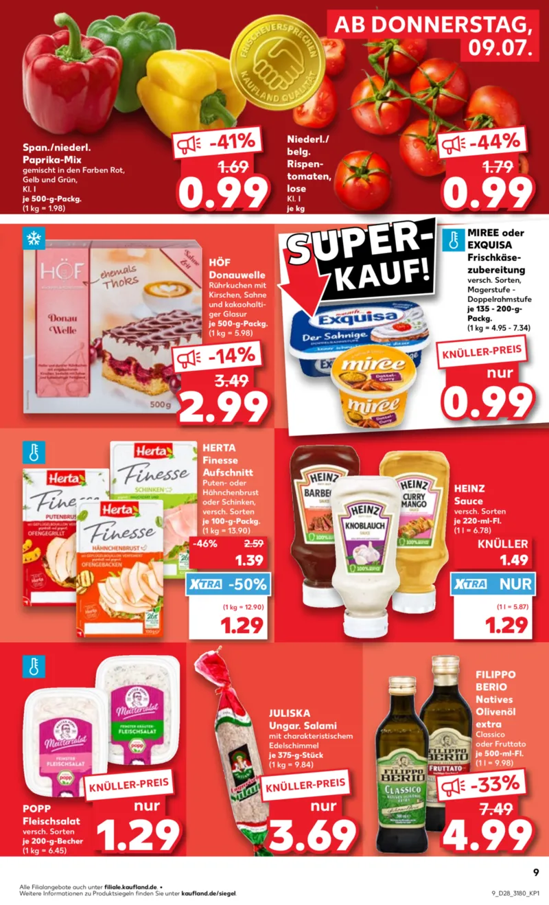 Kaufland Prospekt vom 09.07.2026, Seite 9