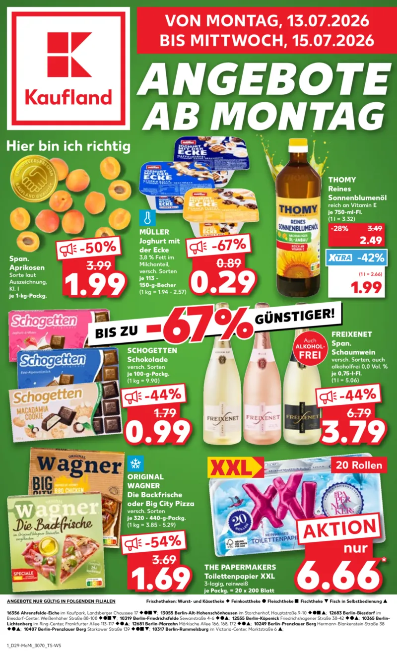 Kaufland Prospekt vom 13.07.2026, Seite 1