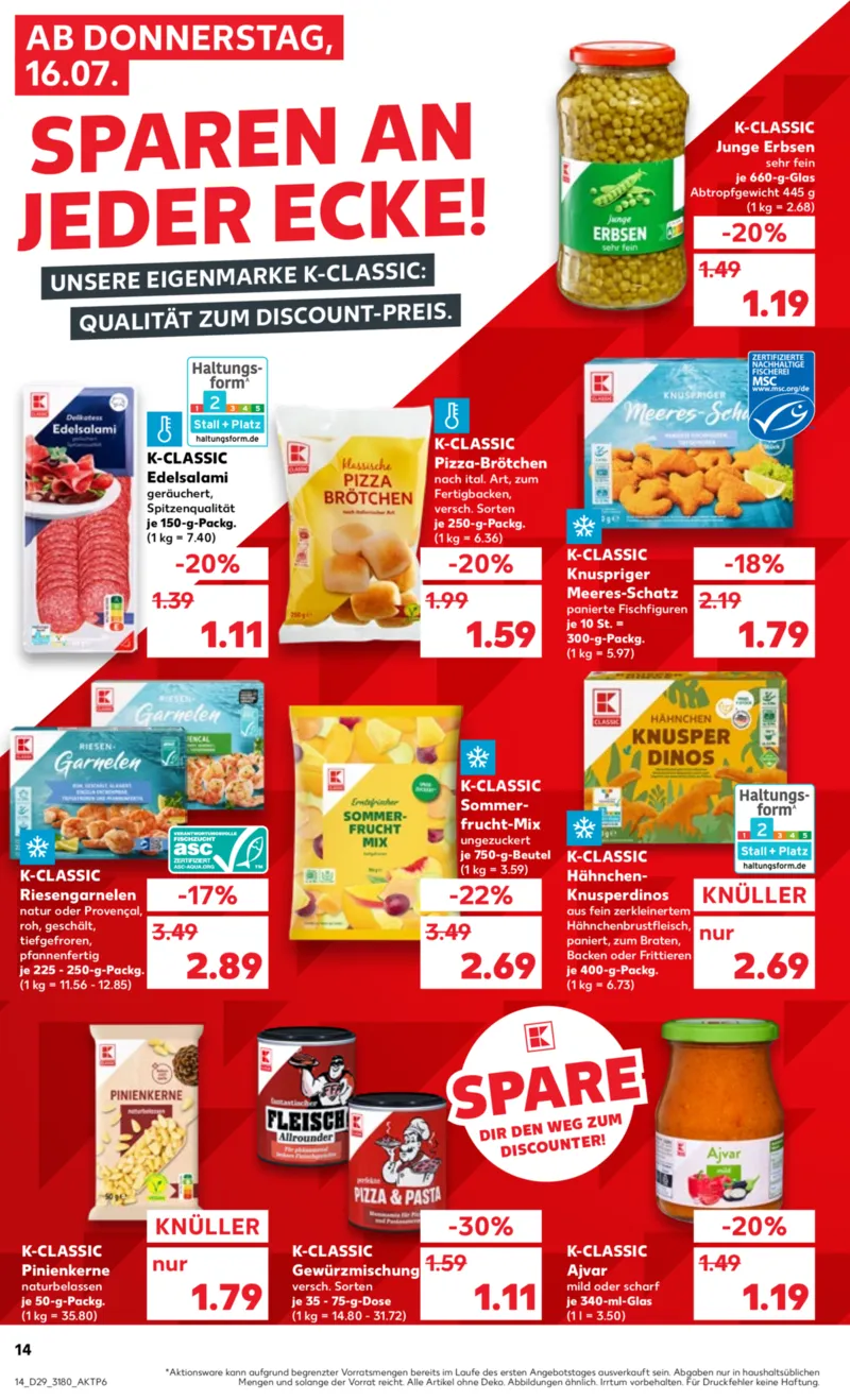 Kaufland Prospekt vom 16.07.2026, Seite 14