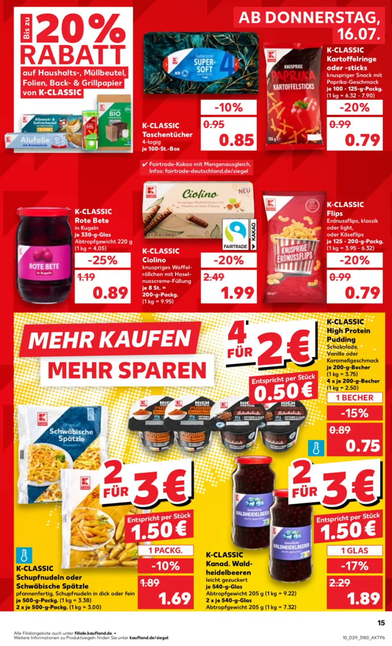 Kaufland Prospekt vom 16.07.2026, Seite 15
