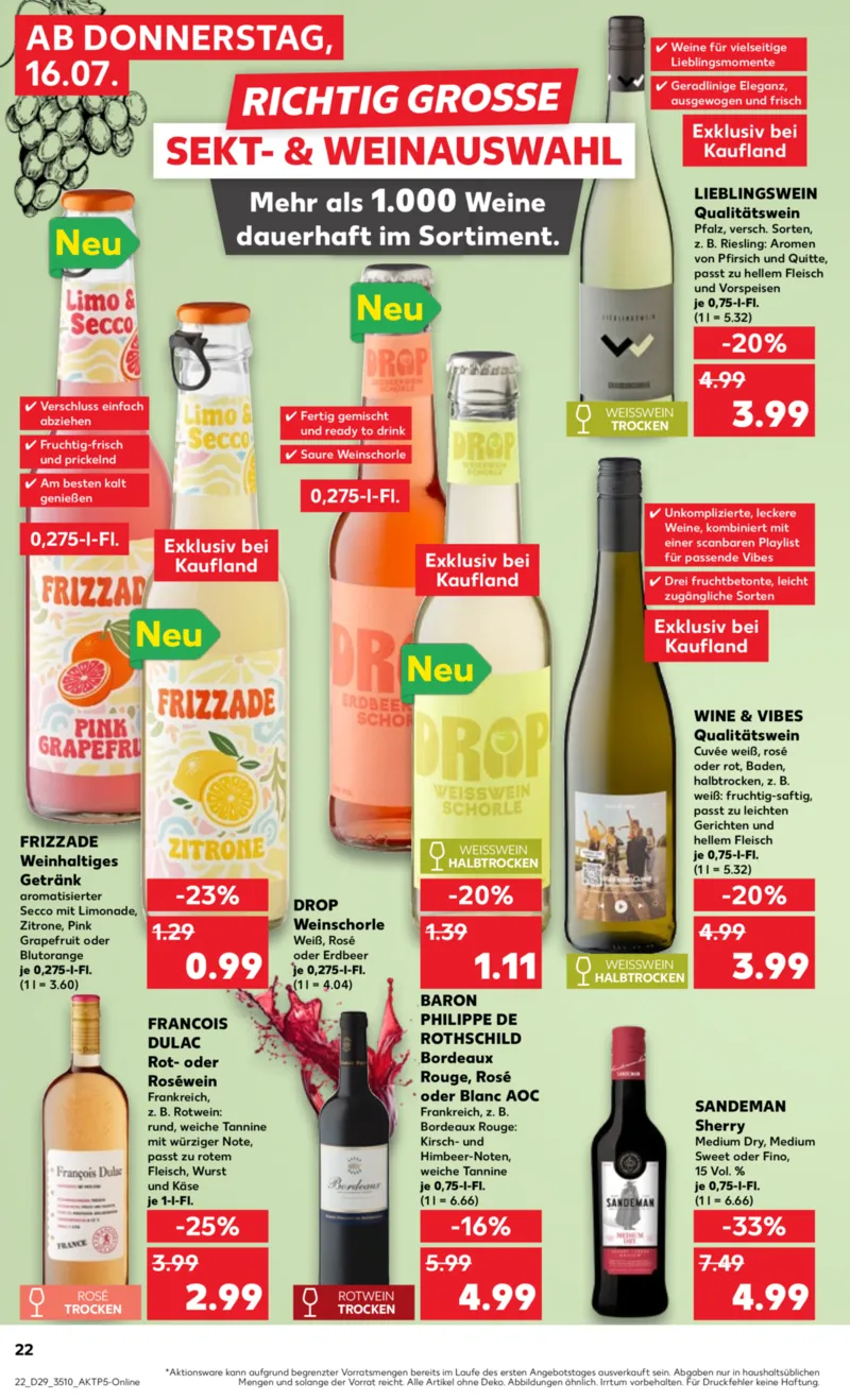 Kaufland Prospekt vom 16.07.2026, Seite 22