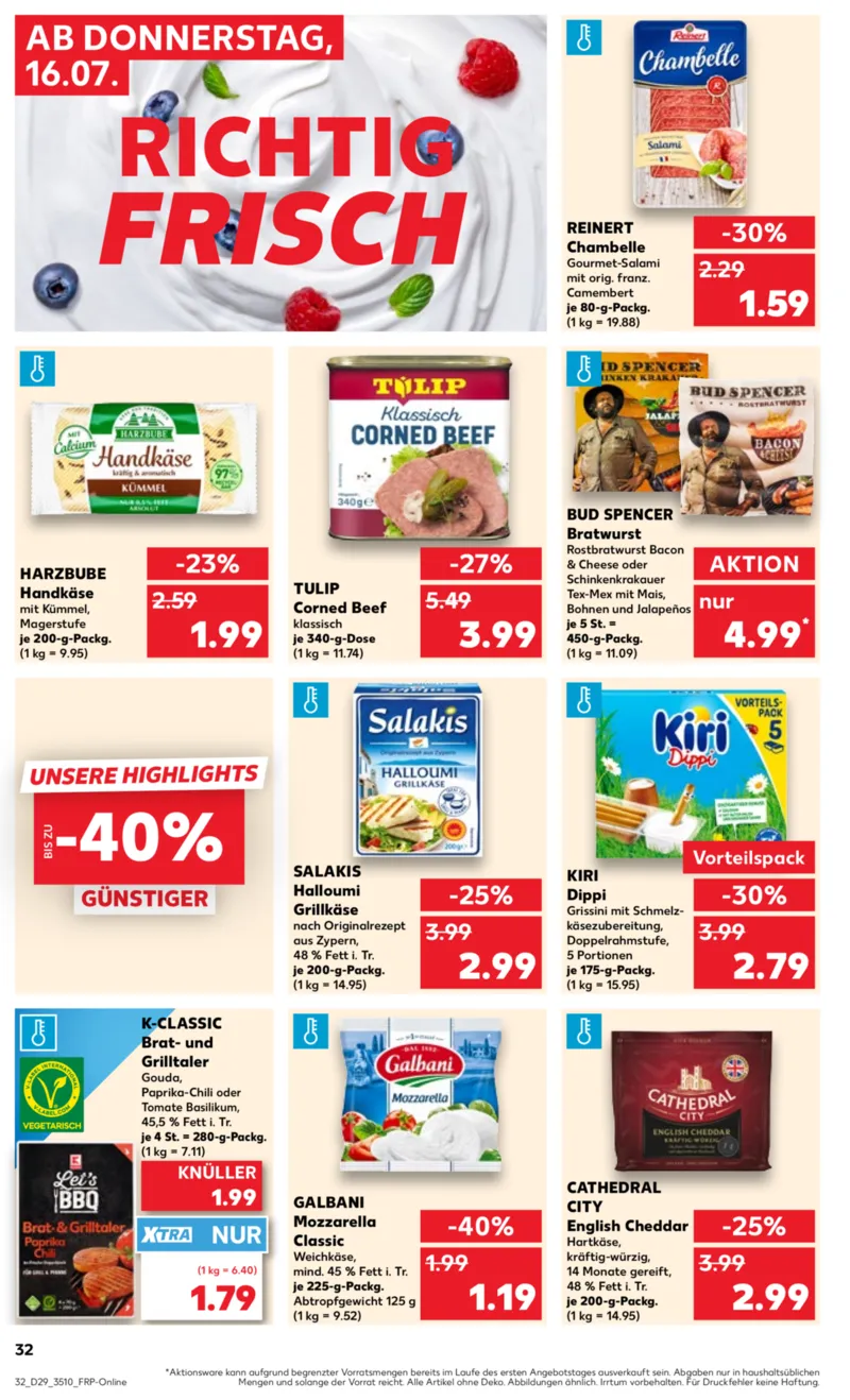 Kaufland Prospekt vom 16.07.2026, Seite 32