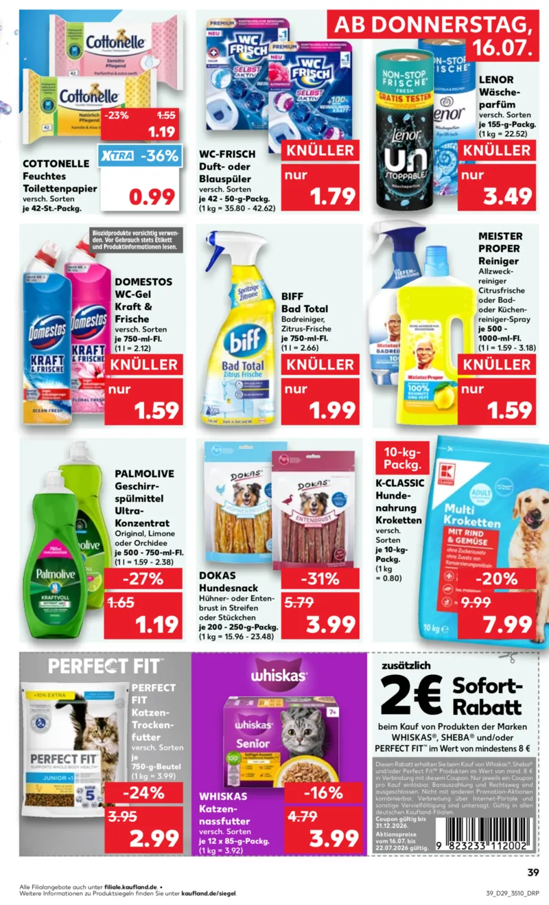 Kaufland Prospekt vom 16.07.2026, Seite 39