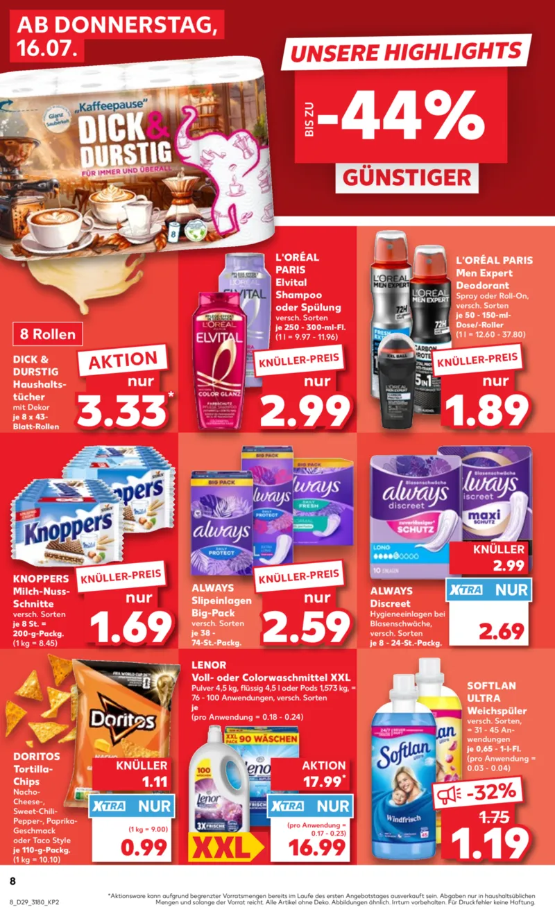 Kaufland Prospekt vom 16.07.2026, Seite 8
