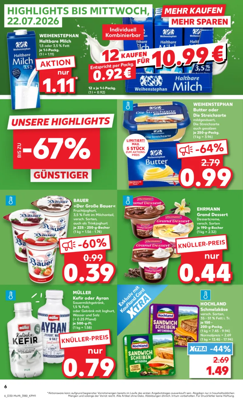 Kaufland Prospekt vom 20.07.2026, Seite 6