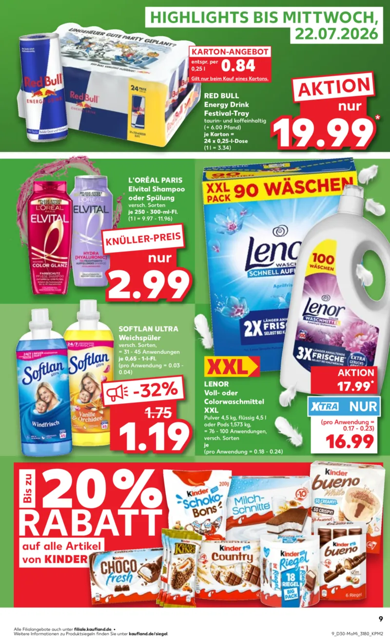 Kaufland Prospekt vom 20.07.2026, Seite 9