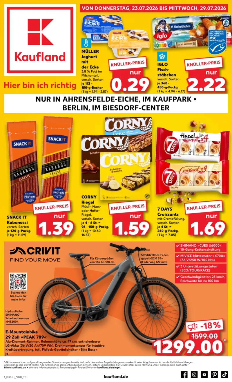 Kaufland Prospekt vom 23.07.2026, Seite 1