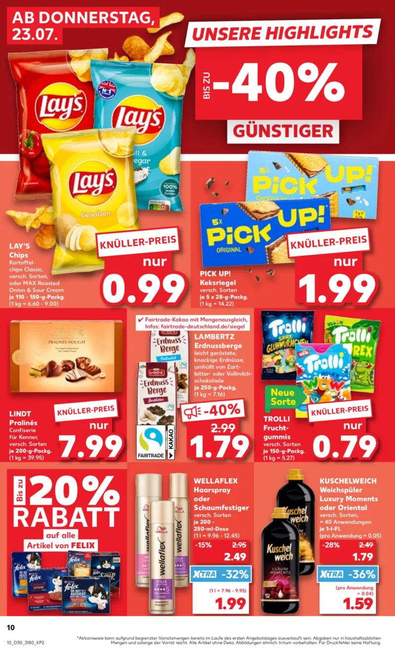 Kaufland Prospekt vom 23.07.2026, Seite 10