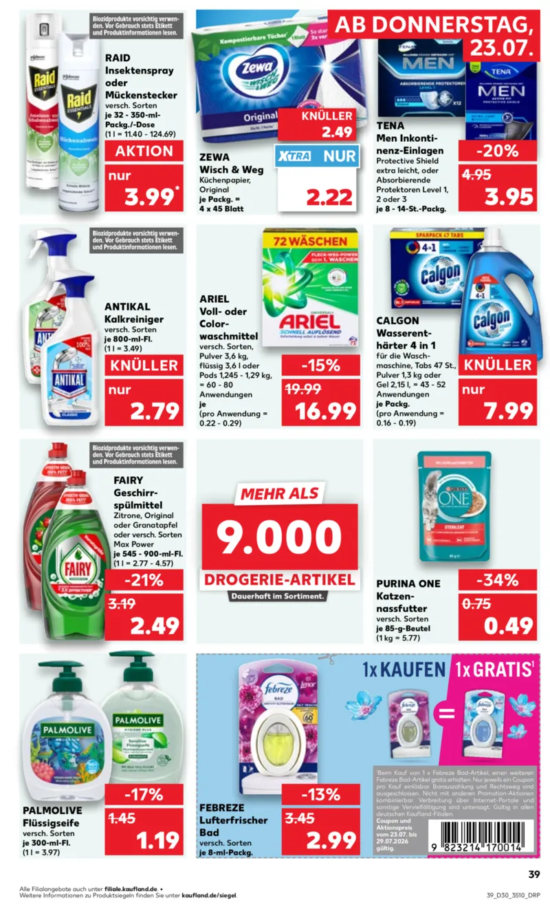 Kaufland Prospekt vom 23.07.2026, Seite 39