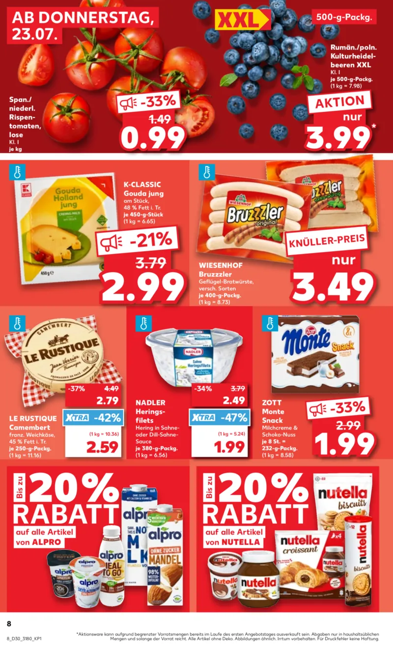 Kaufland Prospekt vom 23.07.2026, Seite 8