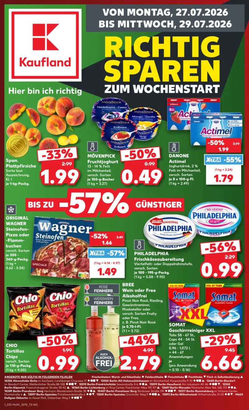 Kaufland Prospekt vom 27.07.2026, Seite 1
