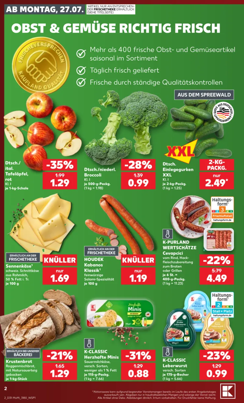 Kaufland Prospekt vom 27.07.2026, Seite 2