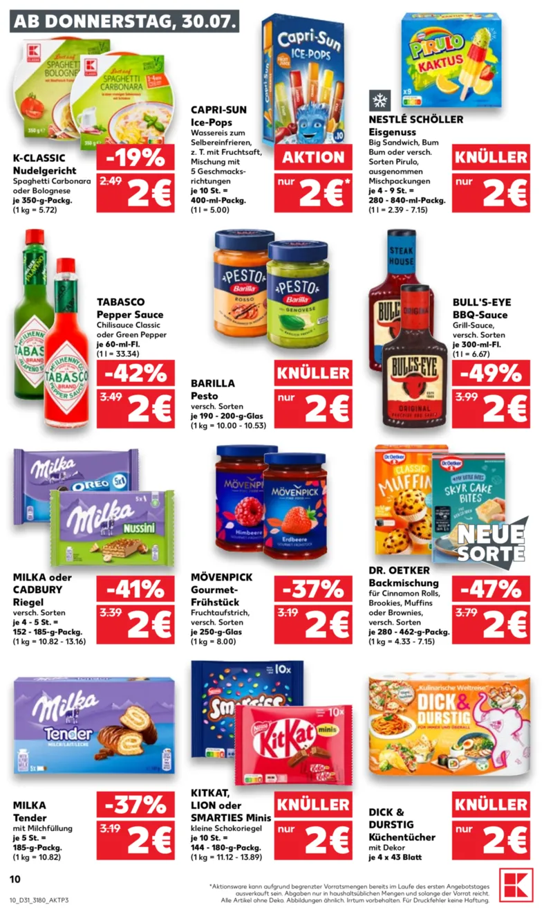 Kaufland Prospekt vom 30.07.2026, Seite 10