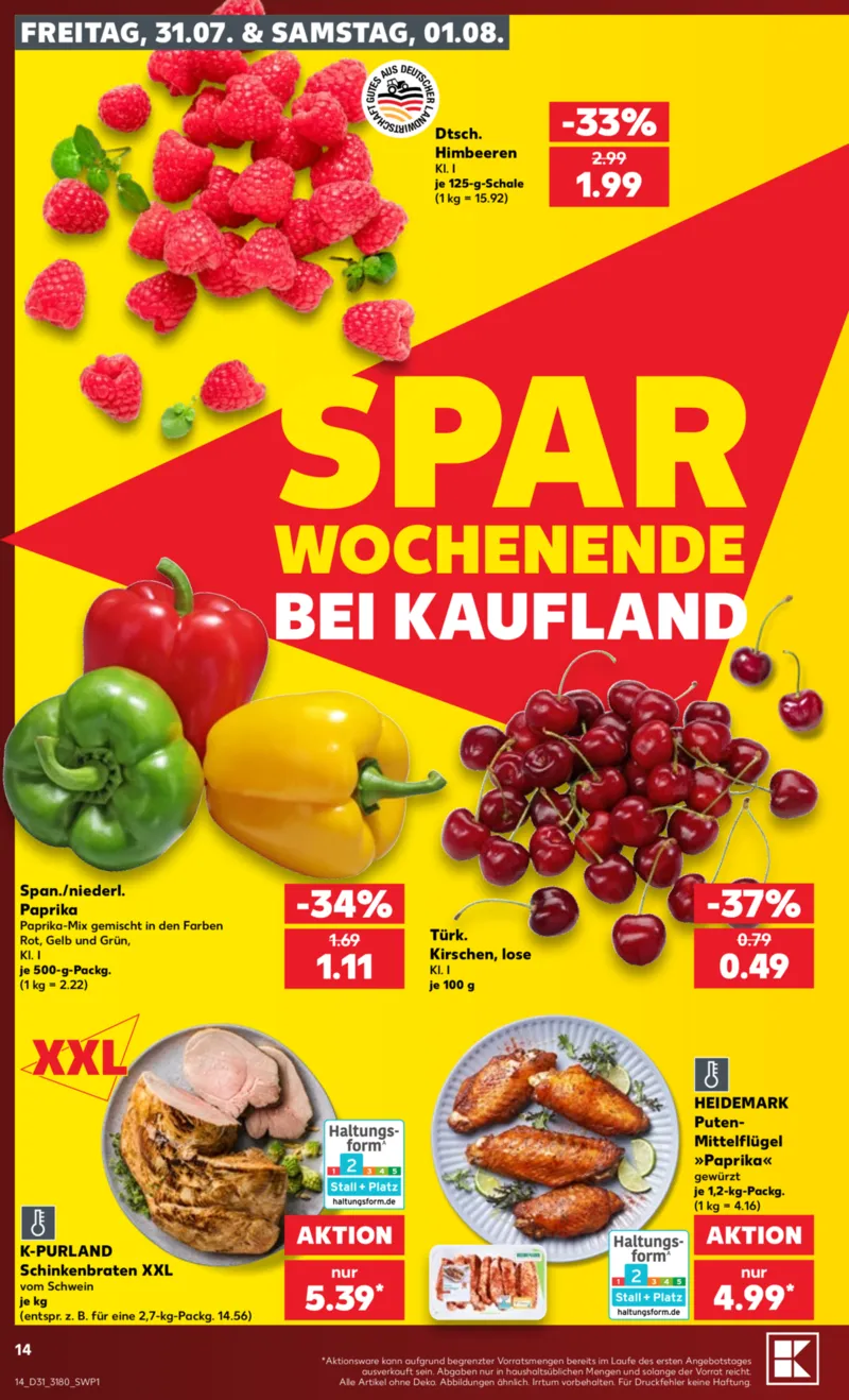 Kaufland Prospekt vom 30.07.2026, Seite 14