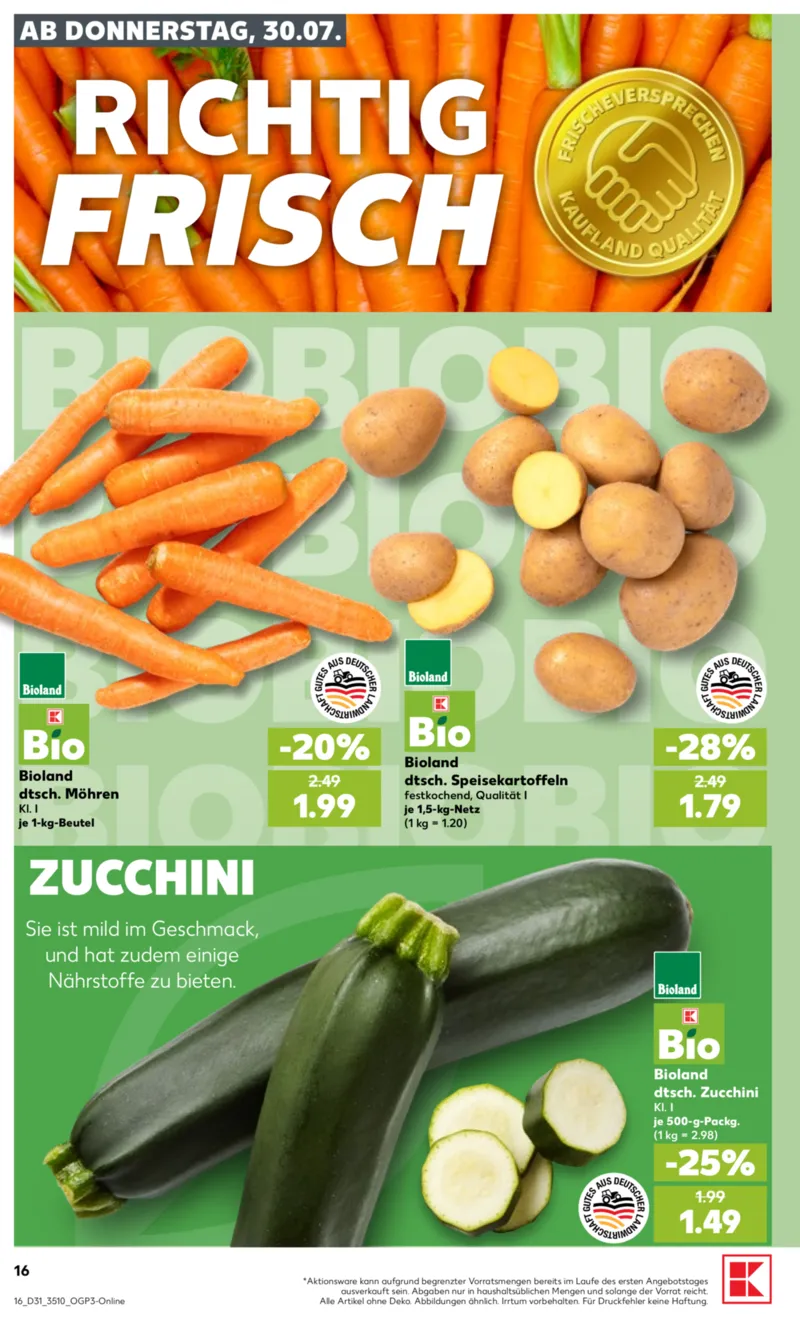 Kaufland Prospekt vom 30.07.2026, Seite 16