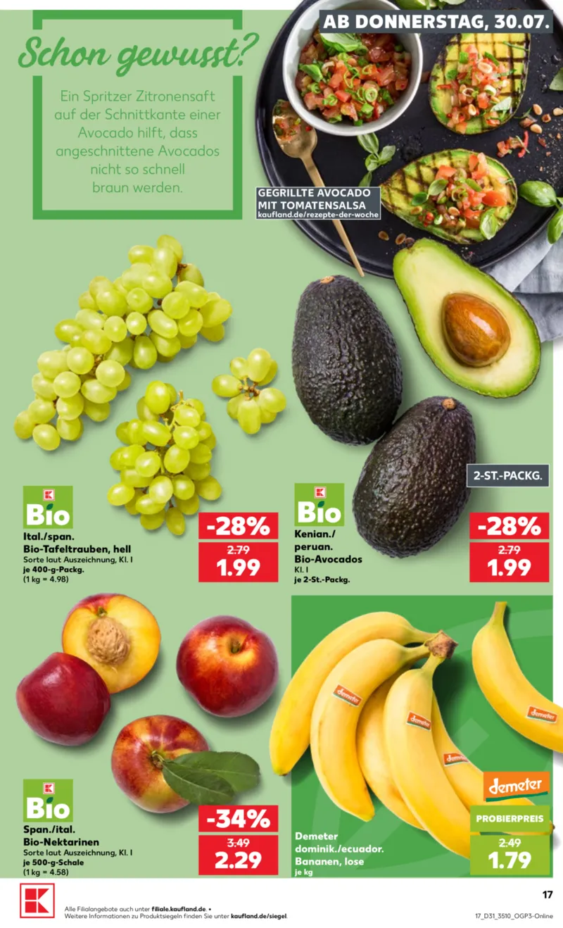 Kaufland Prospekt vom 30.07.2026, Seite 17