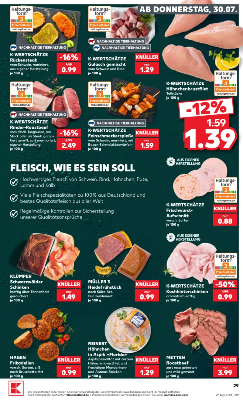 Kaufland Prospekt vom 30.07.2026, Seite 29