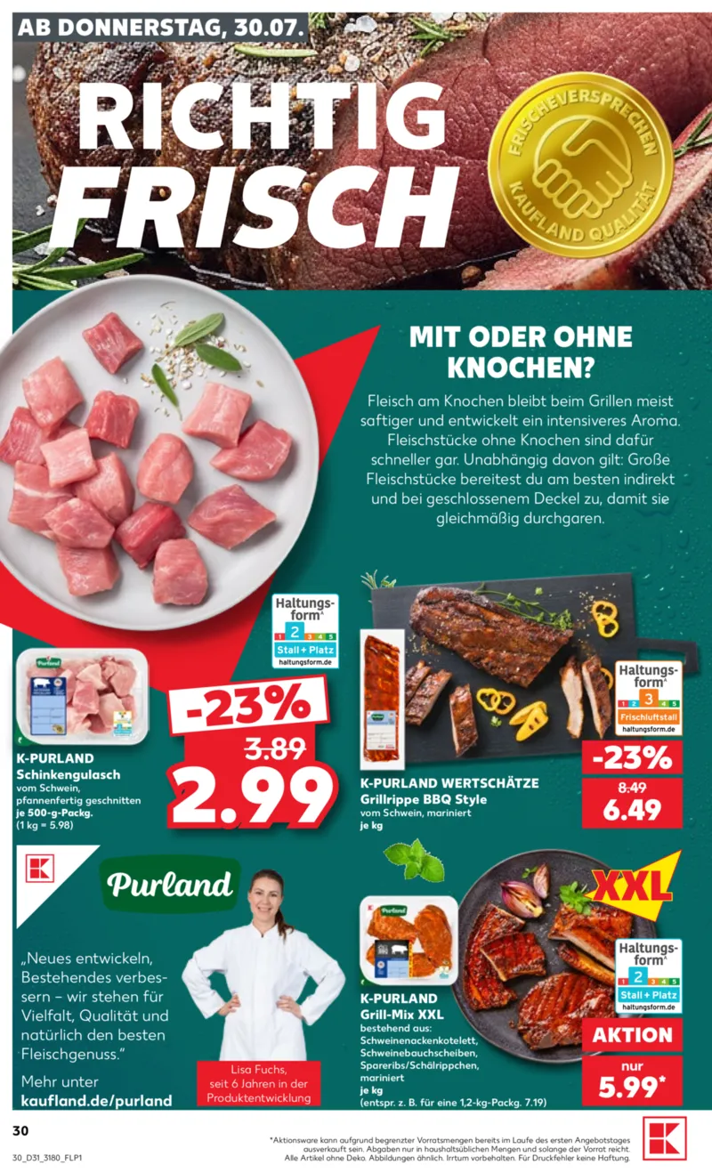 Kaufland Prospekt vom 30.07.2026, Seite 30
