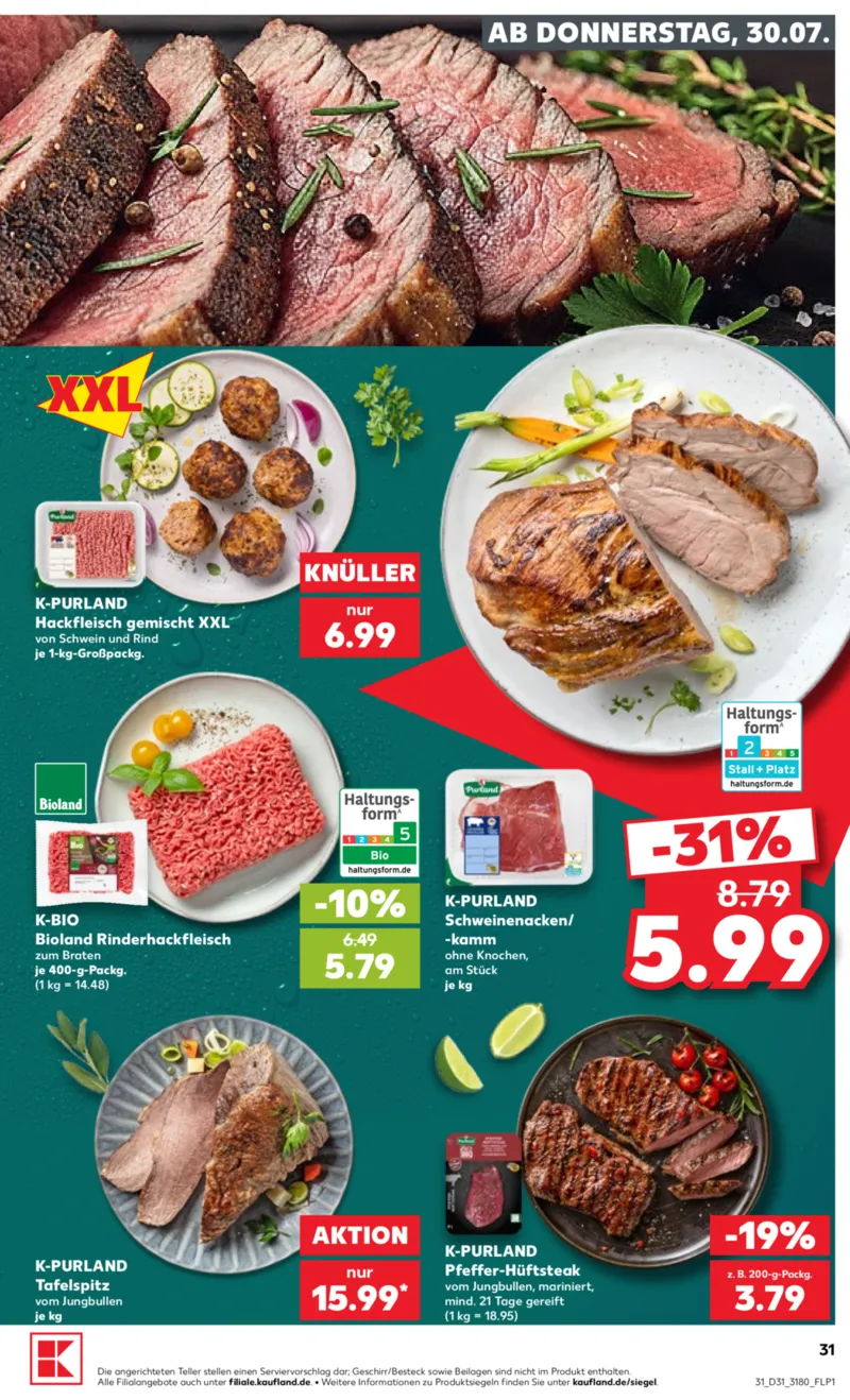 Kaufland Prospekt vom 30.07.2026, Seite 31