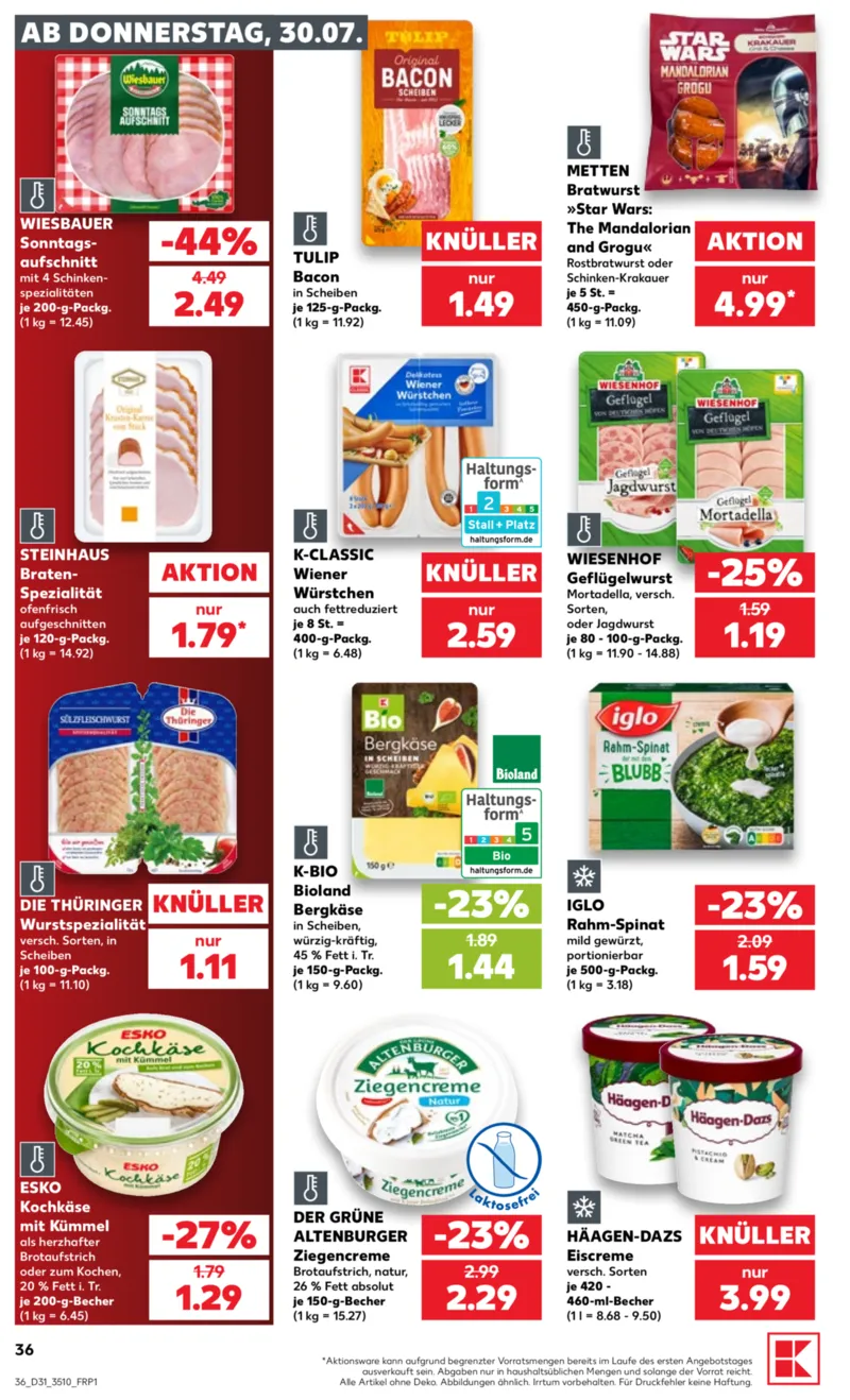 Kaufland Prospekt vom 30.07.2026, Seite 36