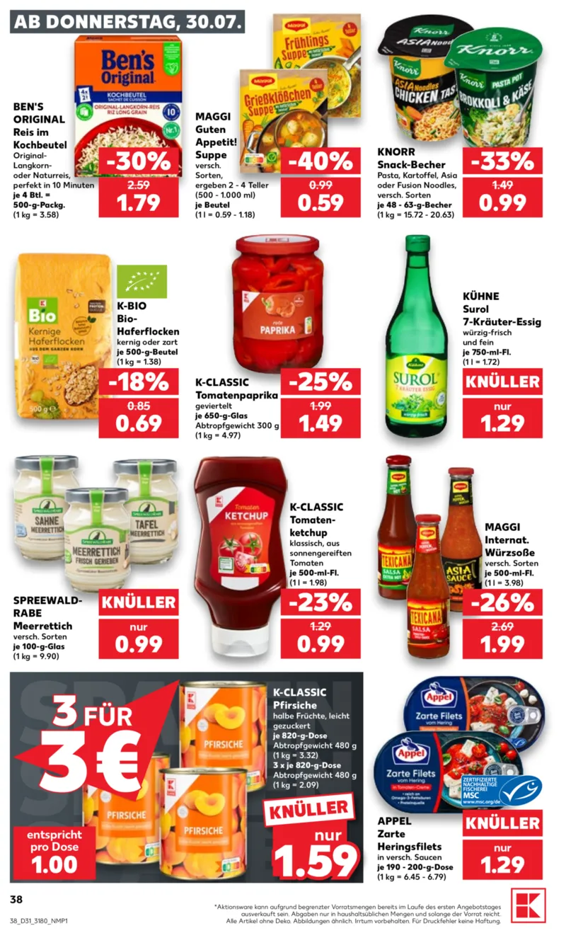 Kaufland Prospekt vom 30.07.2026, Seite 38