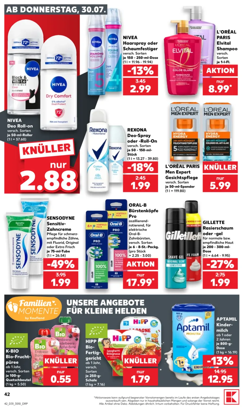 Kaufland Prospekt vom 30.07.2026, Seite 42