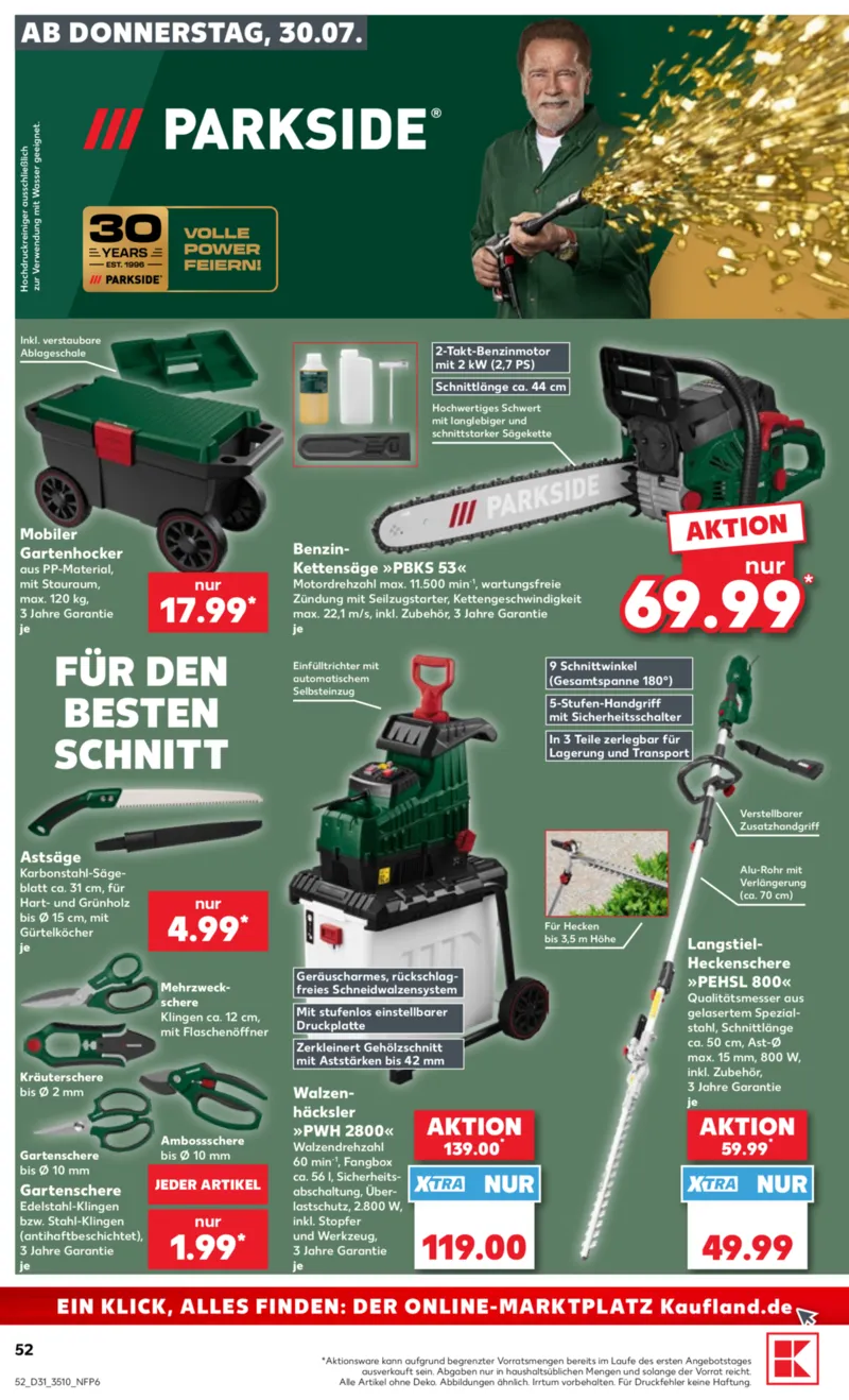 Kaufland Prospekt vom 30.07.2026, Seite 52