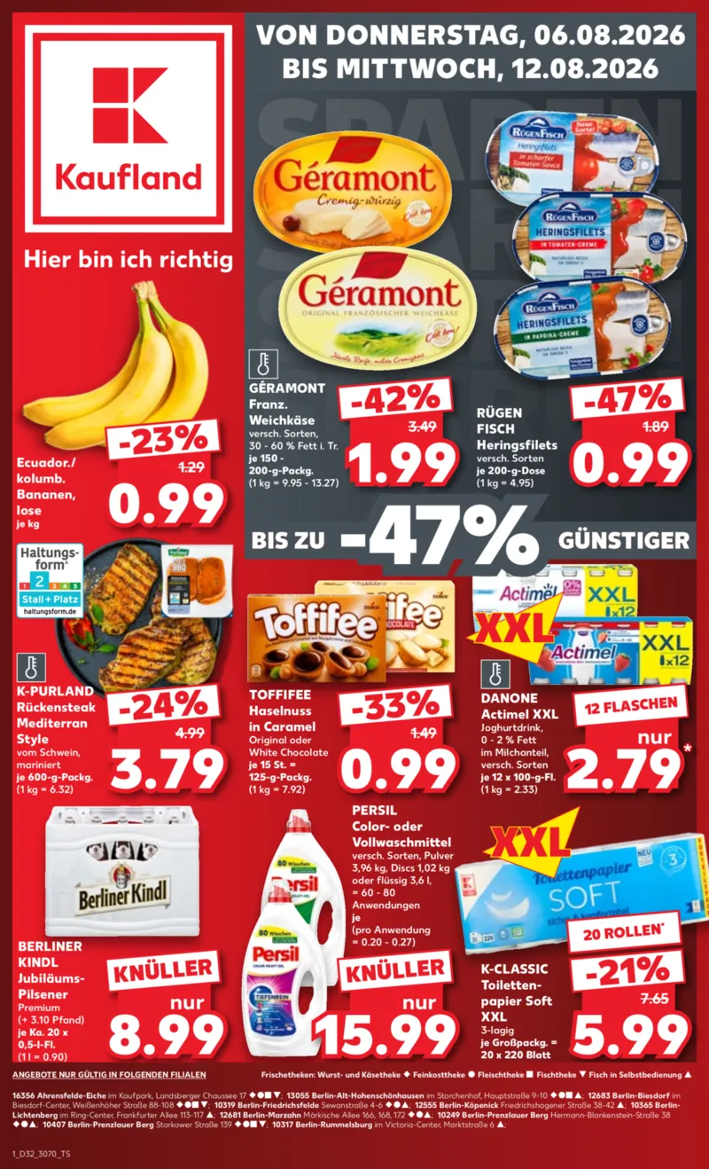 Kaufland Prospekt vom 06.08.2026, Seite 1