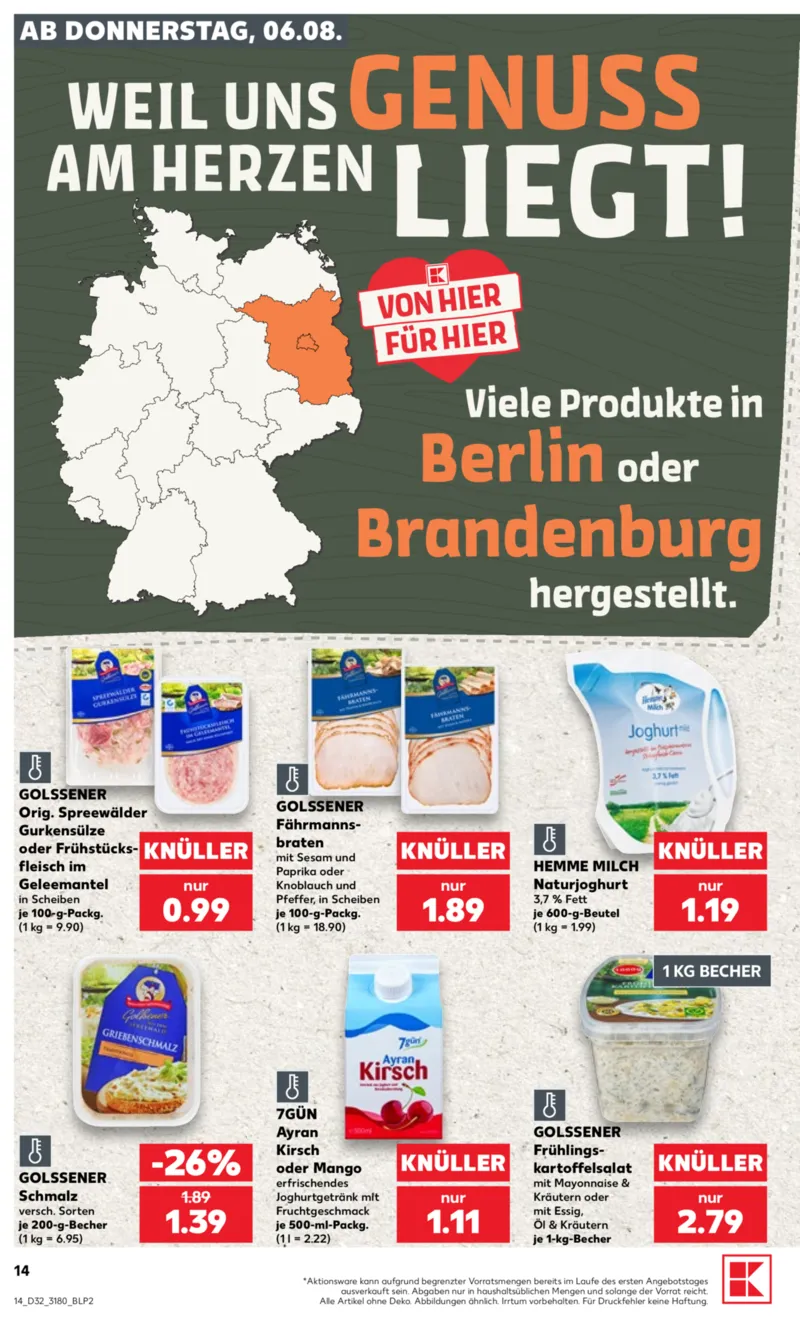 Kaufland Prospekt vom 06.08.2026, Seite 14