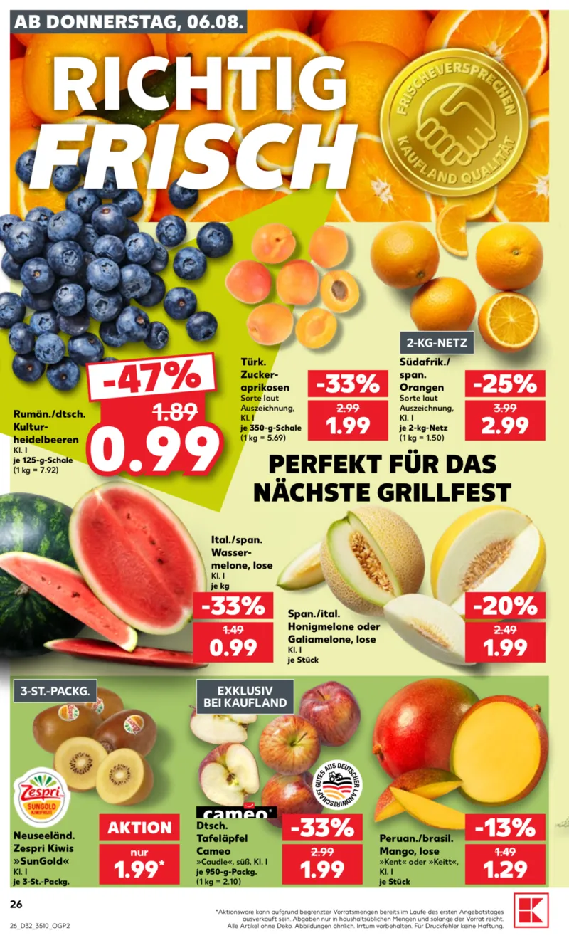 Kaufland Prospekt vom 06.08.2026, Seite 26