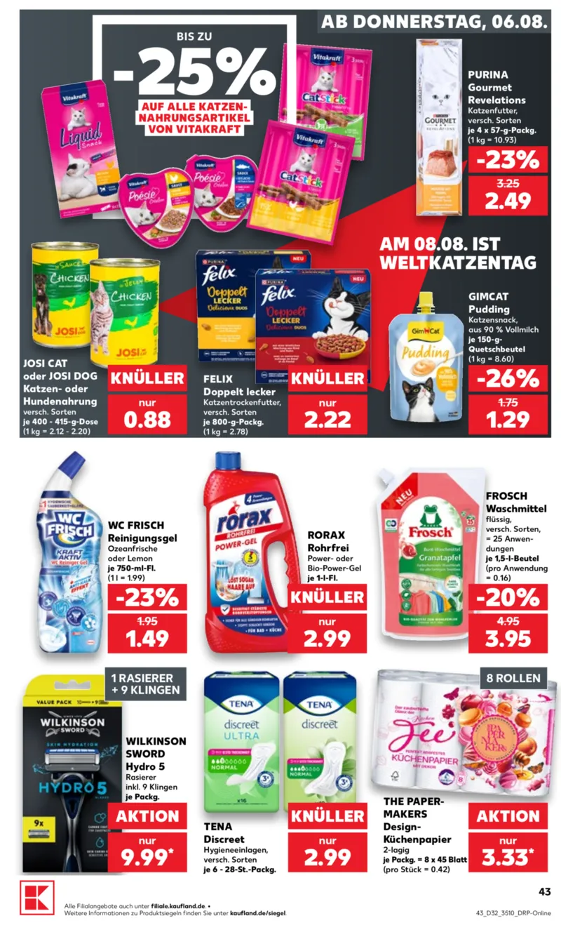 Kaufland Prospekt vom 06.08.2026, Seite 43